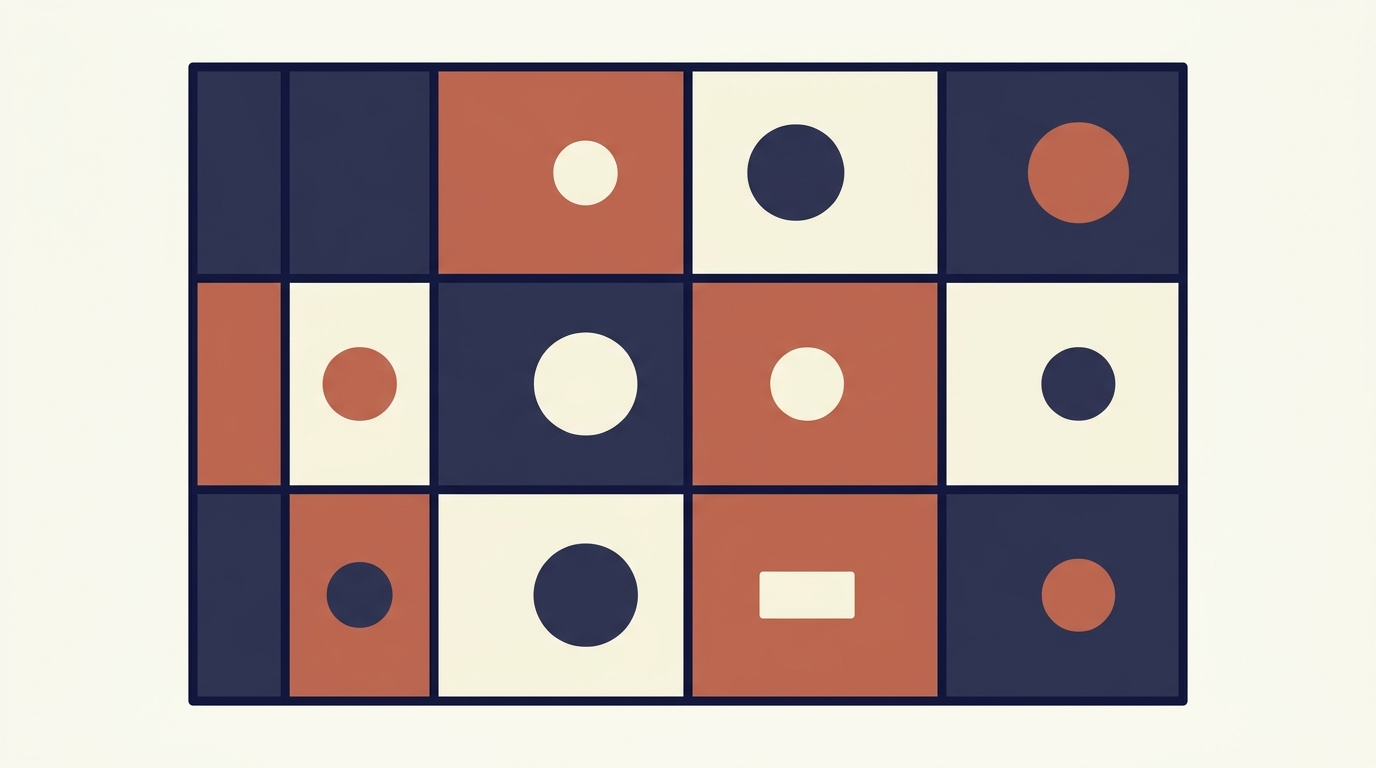 Weighted scoring matrix: a grid with criteria on one axis and candidate options on the other, where each cell is multiplied by importance weight to surface the best fit